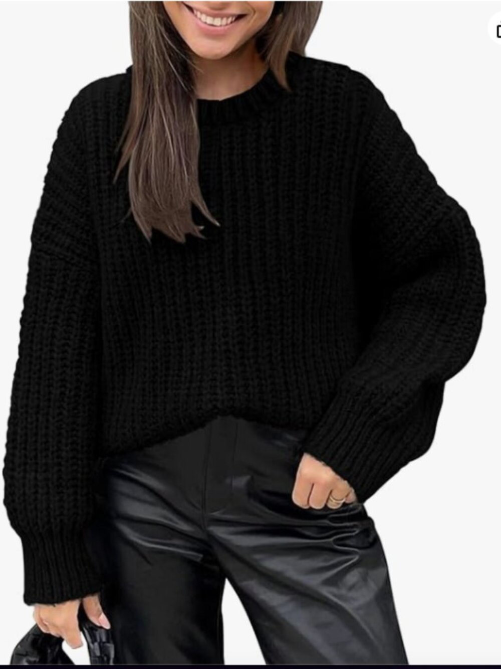 PRETTYGARDEN Ribbed Knit Sweater